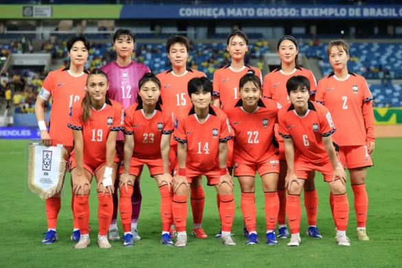 Coreia do Sul perfilada para duelo contra o Brasil • Buda Mendes - FIFA/FIFA via Getty Images